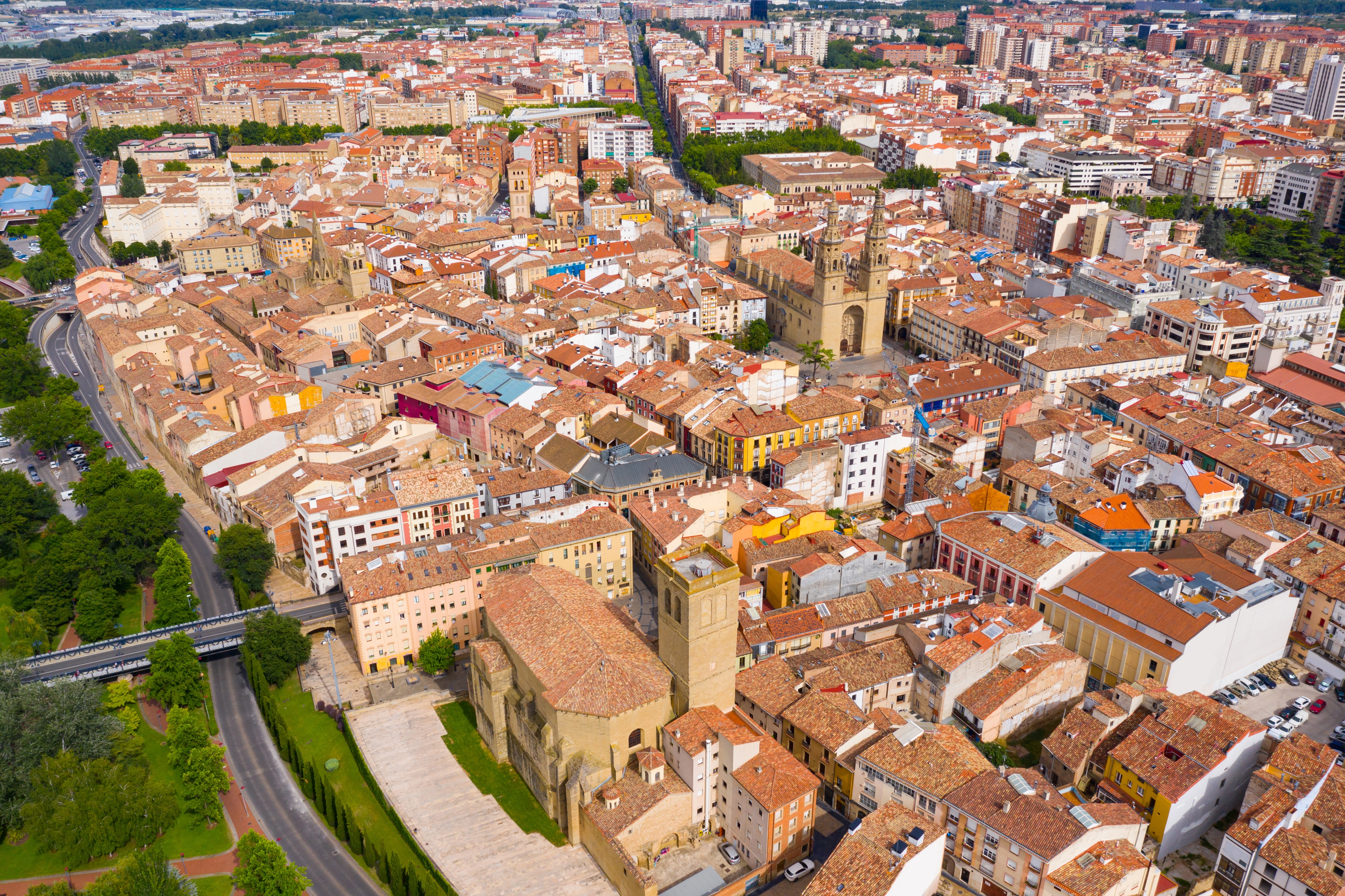 View,From,Drone,Of,Residential,Areas,Of,Spanish,City,Of